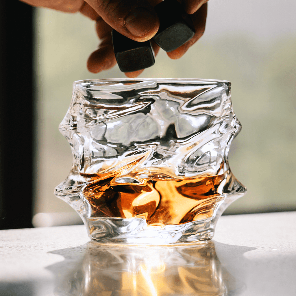 Storm Sculpted Glass Set - product image 1
